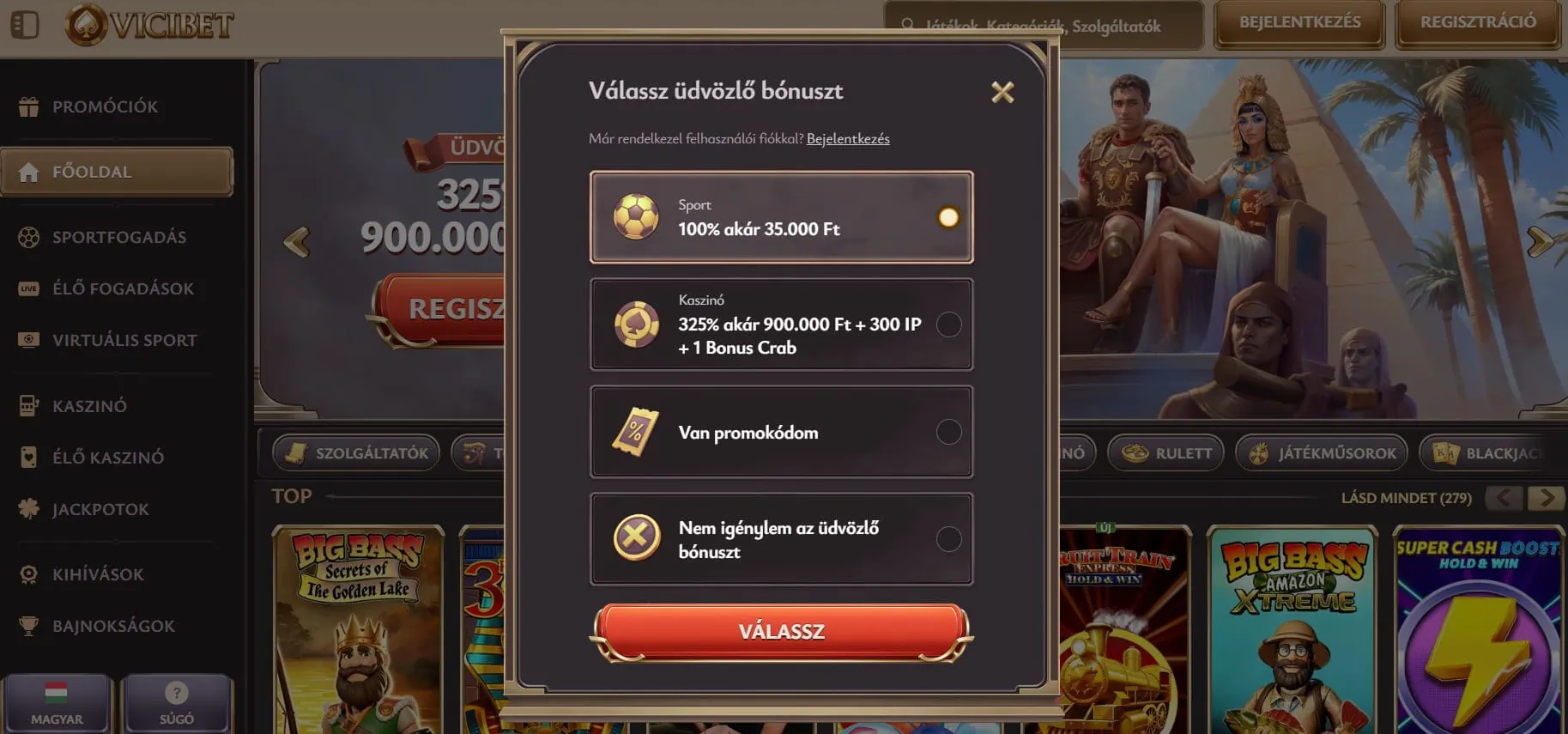 Vicibet login