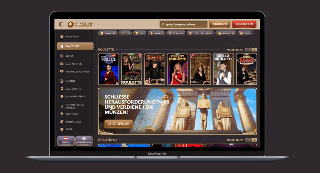 Vicibet casino online